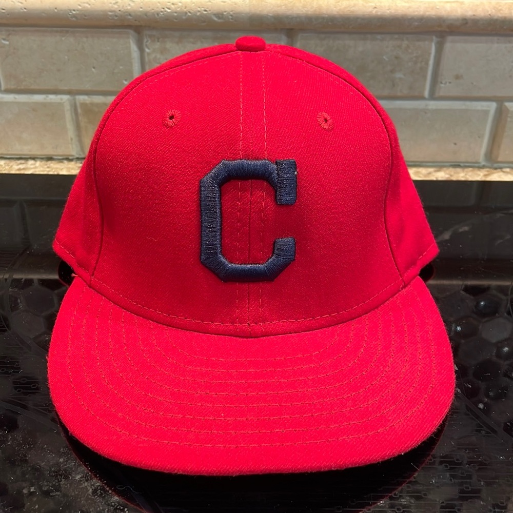 New Era 5950 Cleveland Indians size 7 1/4 fitted hat
